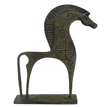 Load image into Gallery viewer, Elegant Horse Bronze sculpture with carvings - Museum Replica - Symbol of Status