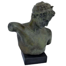 Load image into Gallery viewer, Ephebe of Marathon Bronze bust - Youth boy statue - National Museum reproduction