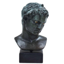 Load image into Gallery viewer, Ephebe of Marathon bust - Bronze color effect statue - Young boy sculpture