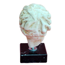 Load image into Gallery viewer, Hygieia small head on marble base - Goddess of Health Healing - Apollo - Hygeia