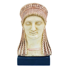 Load image into Gallery viewer, Ancient Greek women Kore small head bust - Maiden Korai - Museum Replica