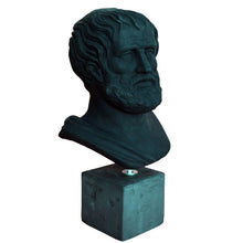 Load image into Gallery viewer, Aristotle the Philosopher black bust - Philosophy - Aristotelis Socrates Plato