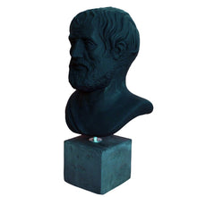 Load image into Gallery viewer, Aristotle the Philosopher black bust - Philosophy - Aristotelis Socrates Plato