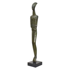 Load image into Gallery viewer, Cycladic Bronze Idol - Abstract Art - Simplicity - Aegean Culture Ancient Greece