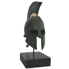 Load image into Gallery viewer, King Leonidas Helmet - Spartan Hero Alabaster Small Sculpture - 300 Spartans