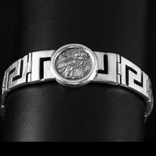 Load image into Gallery viewer, Owl of Wisdom Silver Bracelet - Goddess Athena Symbol