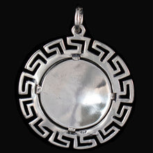 Load image into Gallery viewer, Macedonian Star Coin X-Large Pendant with Meander Design - High Quality - Vergina