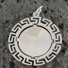 Load image into Gallery viewer, Macedonian Star Coin X-Large Pendant with Meander Design - High Quality - Vergina