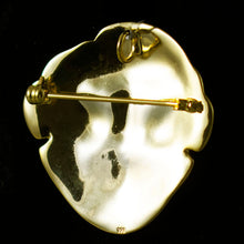 Load image into Gallery viewer, Mask of Agamemnon Silver Pendant - Gold Plated - Brooch - Pin