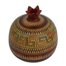 Load image into Gallery viewer, Geometric Period Ceramic Pomegranate