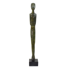 Load image into Gallery viewer, Cycladic Bronze Idol figure - Abstract Art - Simplicity - Ancient Aegean Culture