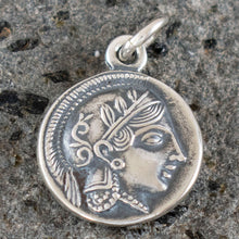 Load image into Gallery viewer, Athens Tetradrachm - Goddess Athena & Owl of Wisdom Silver Pendant