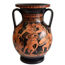 Load image into Gallery viewer, Gigantomachy - Pronomos Painter - Red Figure Pelike Vase - Museum Replica