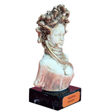 Load image into Gallery viewer, Medusa small figurine on marble base - Medousa - Snake Lady - Serpent Monster