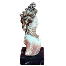 Load image into Gallery viewer, Medusa small figurine on marble base - Medousa - Snake Lady - Serpent Monster