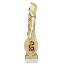 Load image into Gallery viewer, Goddess Athena Alabaster aged sculpture - Symbol of Wisdom Strength Strategy