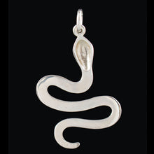 Load image into Gallery viewer, Minoan Snake Large Silver Pendant - Ancient Greece - Crete