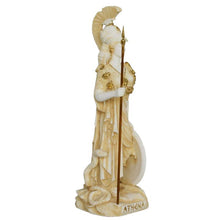 Load image into Gallery viewer, Goddess Athena Alabaster aged statue - Symbol of Wisdom Strength Strategy - Minerva