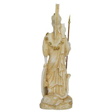 Load image into Gallery viewer, Goddess Athena Alabaster aged statue - Symbol of Wisdom Strength Strategy - Minerva