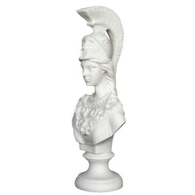 Load image into Gallery viewer, Goddess Athena Alabaster bust - Symbol of Wisdom Strength Strategy