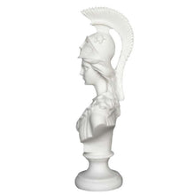 Load image into Gallery viewer, Goddess Athena Alabaster bust - Symbol of Wisdom Strength Strategy