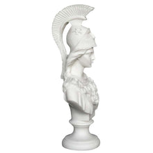 Load image into Gallery viewer, Goddess Athena Alabaster bust - Symbol of Wisdom Strength Strategy