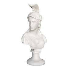 Load image into Gallery viewer, Goddess Athena Alabaster bust - Symbol of Wisdom Strength Strategy - Minerva
