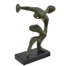 Load image into Gallery viewer, Modern Discus Thrower figurine sculpture - Olympic Games sport - Bronze Art