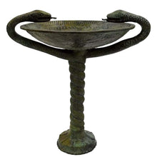 Load image into Gallery viewer, Mycenaean Bronze Kylix with snakes - Ancient Greek Art - Lost Wax Method