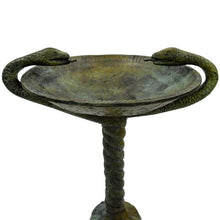 Load image into Gallery viewer, Mycenaean Bronze Kylix with snakes - Ancient Greek Art - Lost Wax Method