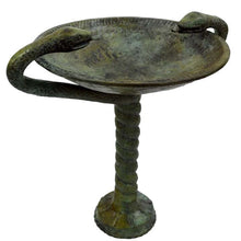 Load image into Gallery viewer, Mycenaean Bronze Kylix with snakes - Ancient Greek Art - Lost Wax Method