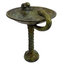 Load image into Gallery viewer, Mycenaean Bronze Kylix with snakes - Ancient Greek Art - Lost Wax Method