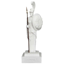Load image into Gallery viewer, Goddess Athena Alabaster small statue - Symbol of Wisdom Strength Strategy
