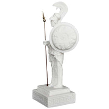 Load image into Gallery viewer, Goddess Athena Alabaster small statue - Symbol of Wisdom Strength Strategy