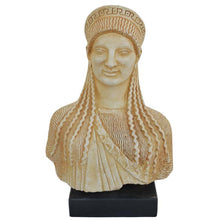 Load image into Gallery viewer, Archaic Kore Of Acropolis Bust - Korai - Goddess Athena - Parthenon Decoration