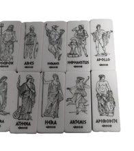 Load image into Gallery viewer, Gods of Olympus 12 gods marble printed magnets with real marble from Thassos set