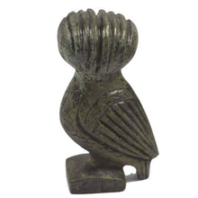 Load image into Gallery viewer, Owl of Athens small bronze flat statue - Goddess Athena symbol of wisdom