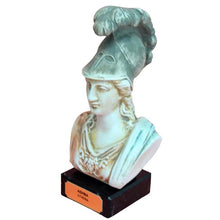 Load image into Gallery viewer, Goddess Athena small bust figurine - Symbol of Wisdom Strategy