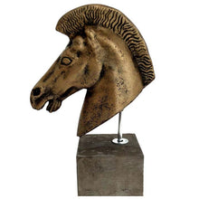 Load image into Gallery viewer, Acropolis Horse Head statue sculpture - Museum replica - Symbol of status
