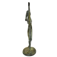 Load image into Gallery viewer, Archery Athlete Bronze statue sculpture - Olympic Games sport - Archer - Bowman