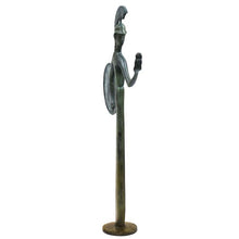 Load image into Gallery viewer, Goddess Athena with her Owl bronze figure - Symbol of Wisdom Strength Strategy