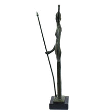 Load image into Gallery viewer, Goddess Athena with shield bronze figure - Symbol of Wisdom Strength Strategy