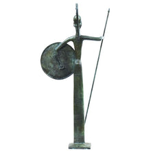 Load image into Gallery viewer, Goddess Athena with shield large bronze statue - Symbol of Wisdom Strategy