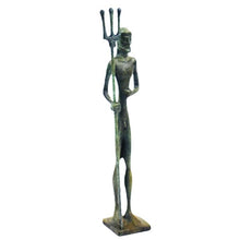 Load image into Gallery viewer, Poseidon small bronze figurine - Ancient Greek God of the sea - Twelve Olympians