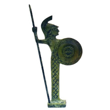 Load image into Gallery viewer, Goddess Athena with shield small bronze statue - Symbol of Wisdom Strategy