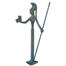 Load image into Gallery viewer, Goddess Athena With Spear & Owl Protector Of Athens Bronze Figure