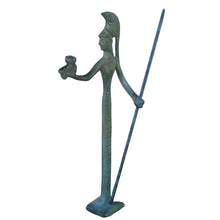 Load image into Gallery viewer, Goddess Athena With Spear & Owl Protector Of Athens Bronze Figure