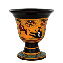 Load image into Gallery viewer, Pythagoras Fair Cup - Pythagorean - Hand Painted with Spartans Battle Design
