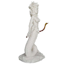 Load image into Gallery viewer, Gorgon Medusa Alabaster statue - Serpent Monster - Medousa - Snake Lady