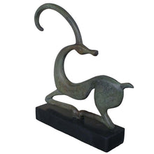 Load image into Gallery viewer, Graceful Ibex on Marble Base - Bronze Item - Ancient Art